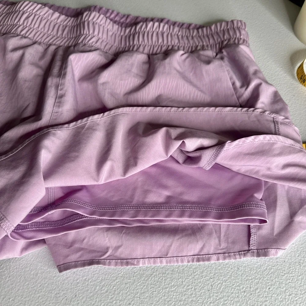 AVIA Running Shorts Women's 3XL (22) Plus Purple Clover‎ Pockets Bike Liner Walk